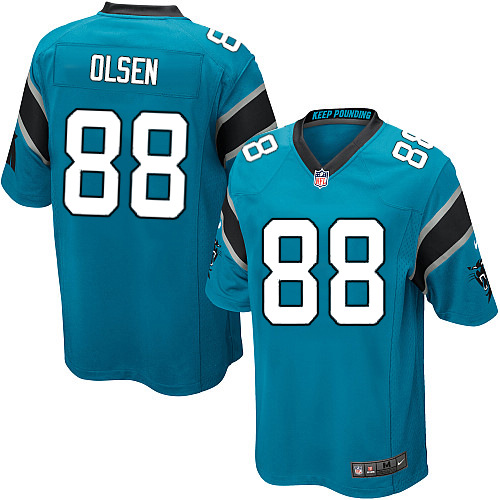 Youth Limited Greg Olsen Nike Jersey Blue Alternate - #88 NFL Carolina Panthers